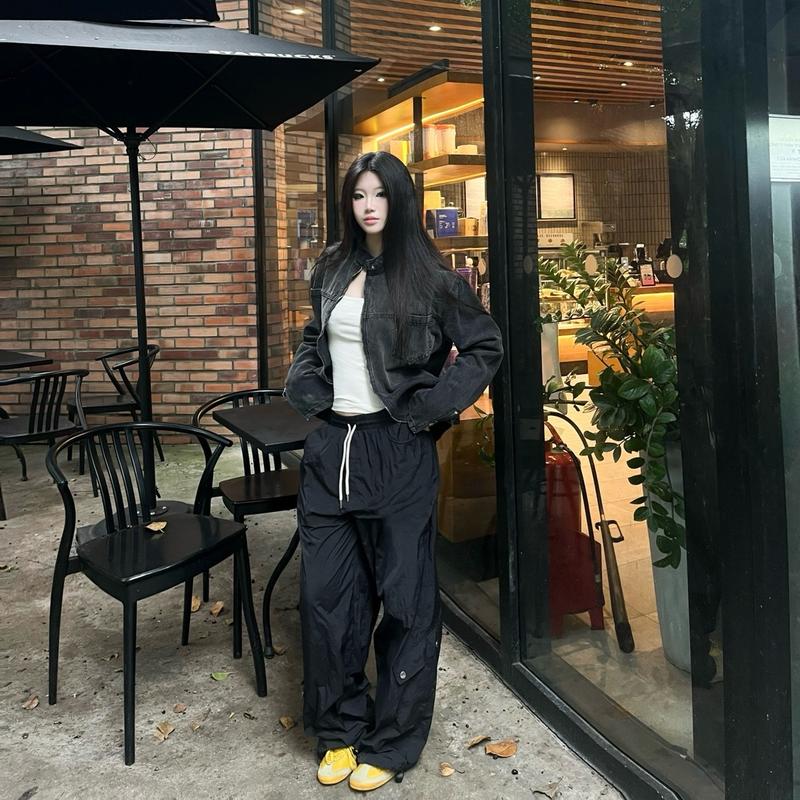 [Giá hời nhất trong live] Moto jacket - Áo khoác jean cổ trụ tàu basic