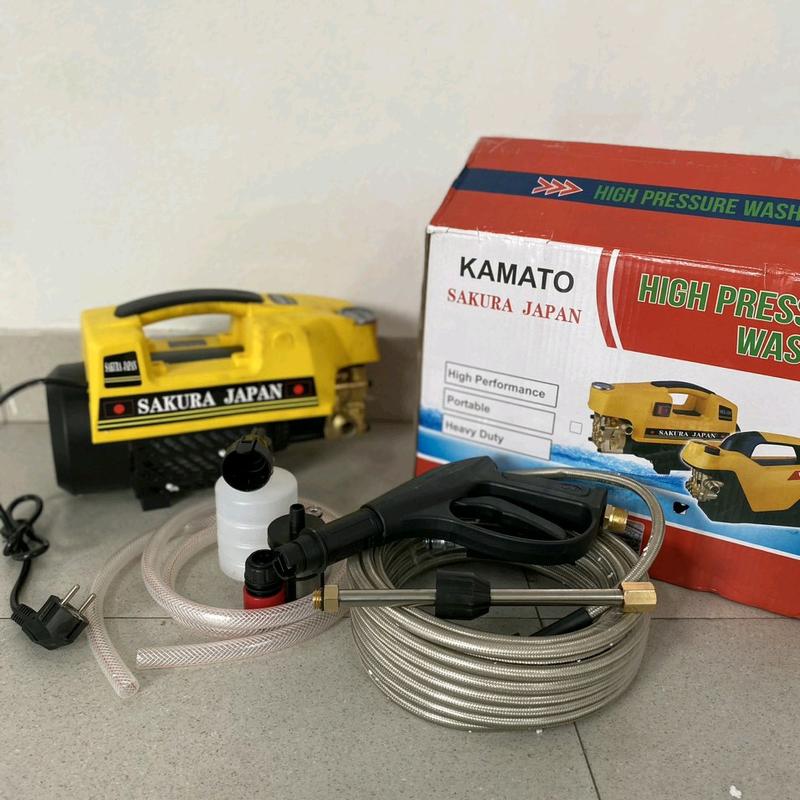 Máy rửa xe sakura bản mới 2024 phun khỏe, chất lượng cao