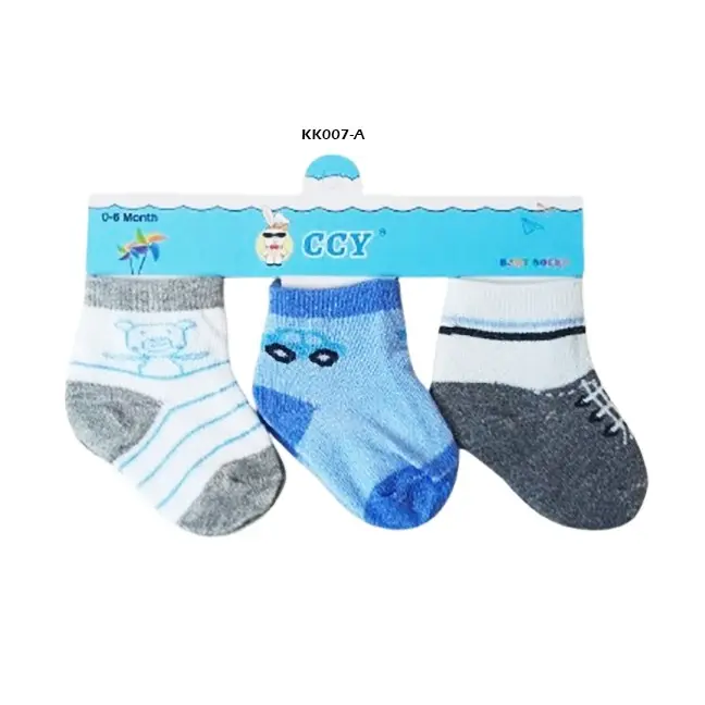 Kaos Kaki Socks Antislip Anak Bayi Laki laki Perempuan 0 6 12 Bulan Newborn Lucu Import Terbaru 4