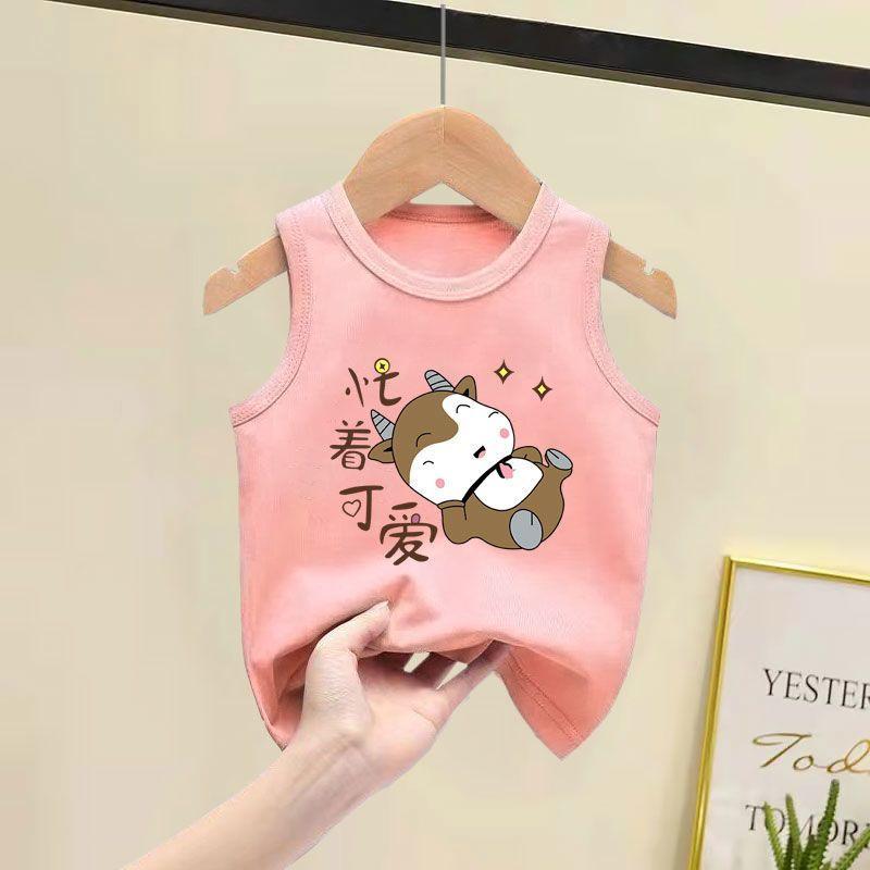 Áo Vest Bông 100%, Cho Trẻ Em, Phong Cách Phương Tây, Không Tay, Mỏng, Thích Hợp Cho Bé Trai Và Bé Gái, Áo Cho Em Bé, Thời Trang, Quần Áo Mùa Hè, Hàng Mới Về, 2025 3