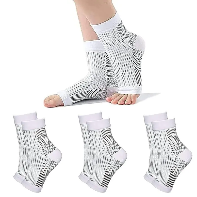 Breathable Sports Socks, 2 Pairs/set Comfortable Open Toe Socks for Men & Women, Outdoor Running Socks for Yoga Climbing Cycling