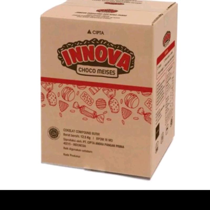 Meses coklat Innova dus merah kemasan repack 1kg 0