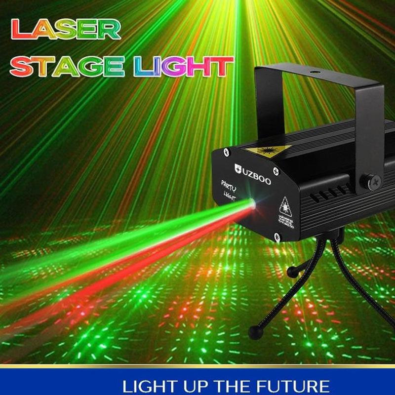 đèn la ze sân khấu cảm ứng nháy theo nhạc đèn laser phòng bay Led Chiếu Laser Tạo Hiệu Ứng Âm Thanh DJ Disco Dùng Cho Tiệc Sinh nhật