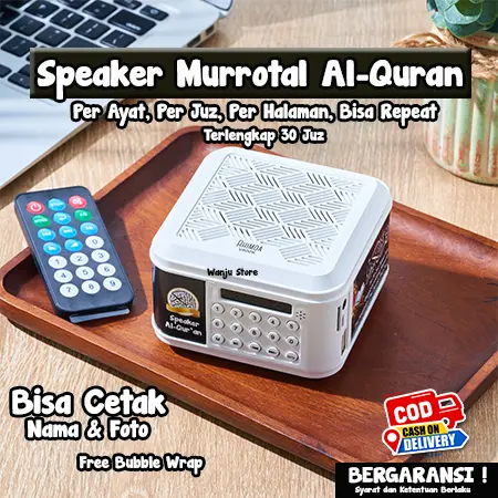 Speaker Murottal Alquran 30 Juz  Anak + Bluetooth + Chip 16 Gb Bisa COD 1