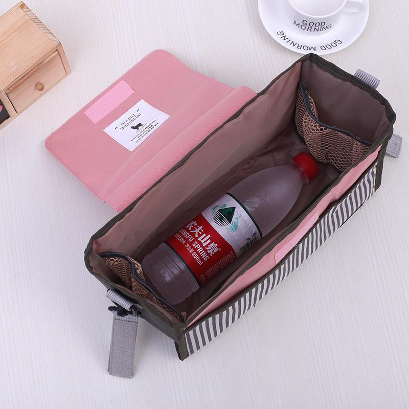 Product Introduction of Baby Stroller Hanging Bag Bottle Diaper Pants Large Capacity Storage Mommy Shoulder Bag 10
