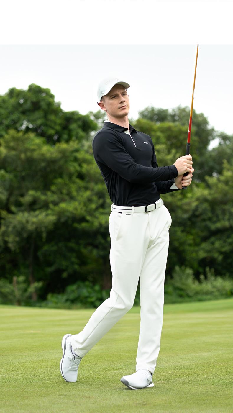 Product Introduction of [PGM] Golf Clothing Men's Long-Sleeved T-shirt Autumn and Winter Sports Menswear Clothing Polo Shirt Polo Collar Top Yf629 11