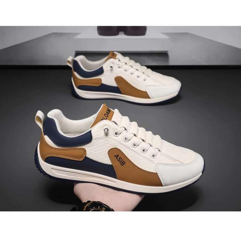 Product Introduction of Forrest Gump men's breathable odor proof in summer. suitable work leisure. They are small white board shoes, large size 46, can be used for sports and trendy shoes 21