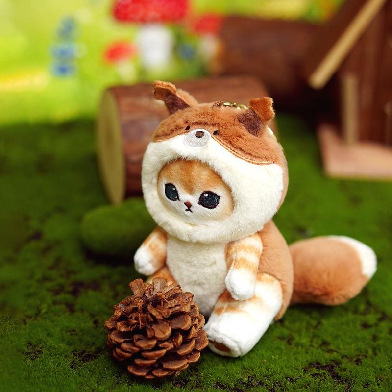 Product Introduction of mofusand plush Genuine Mofusand Long Tail Animal Series Plush Pendant Doll Cat Fu Shandi Shark Cat Doll mofusand  plush 14