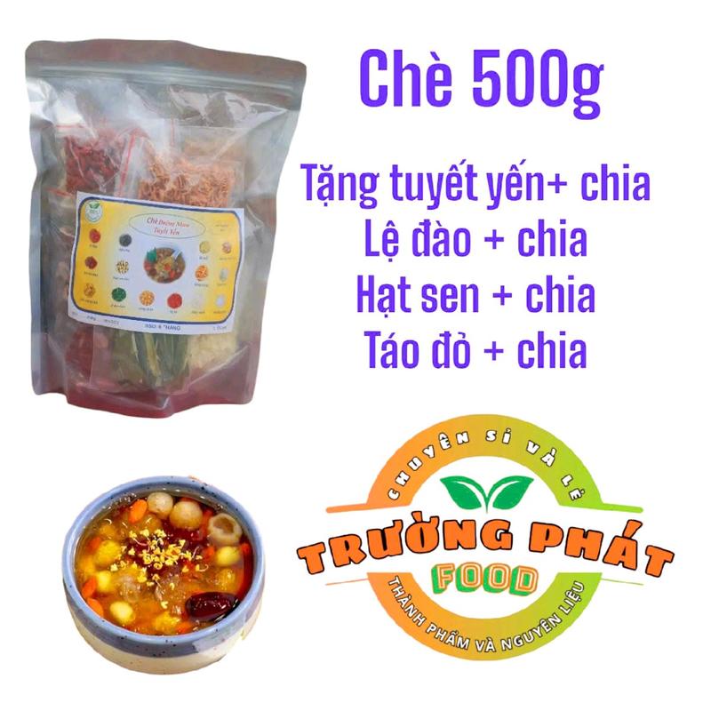 SIZE ĐẠI 500g CHÈ DƯỠNG NHAN tặng tuyết yến + chia,lệ đào + chia, hạt sen + chia , táo + chia  Nước Trà Tea trường phát food