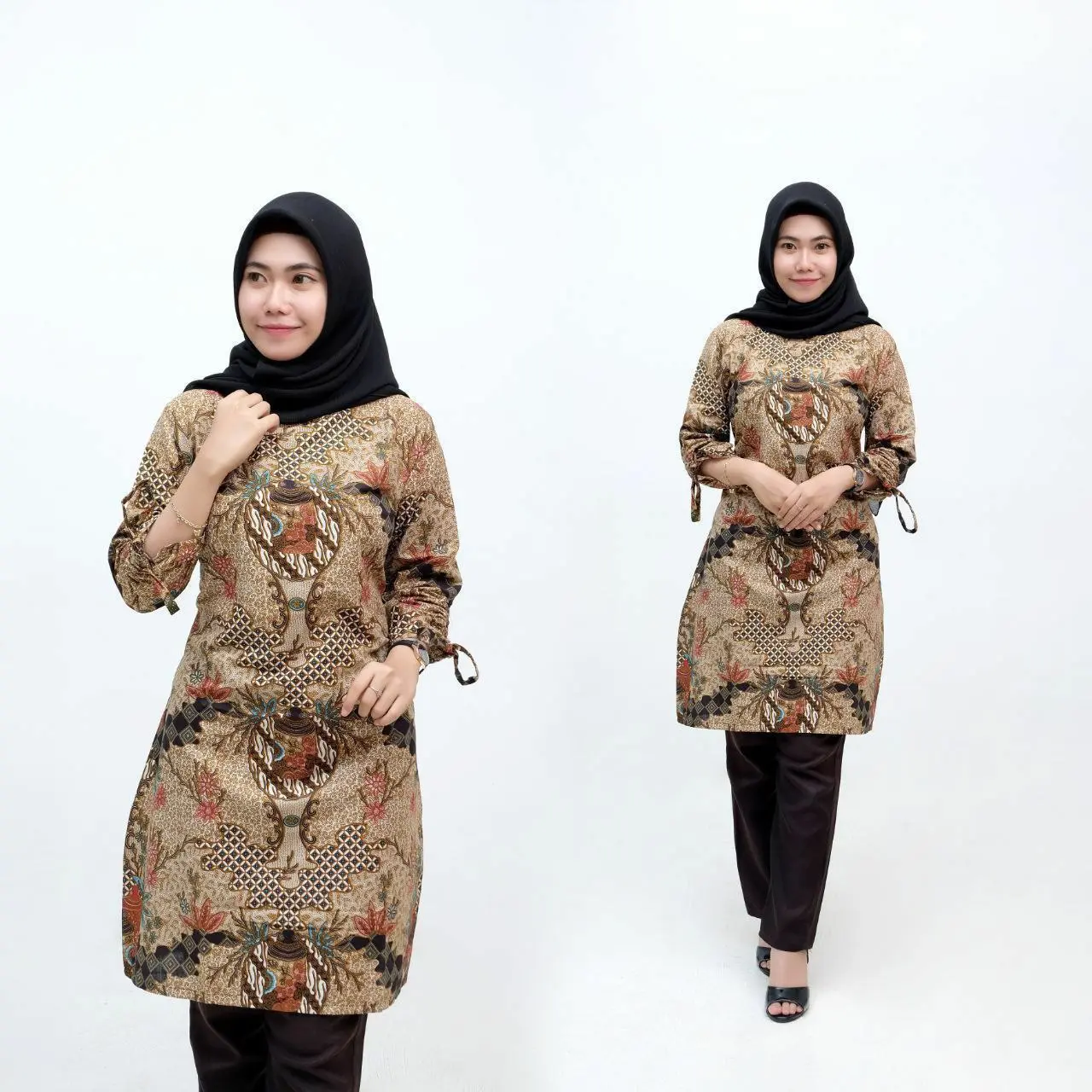 Baju Batik Tunik Baju Atasan Tunik Wanita