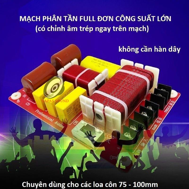 BỘ 2 CÁI MẠCH PHÂN TẦN FULL ĐƠN CÔNG SUẤT LỚN CÓ CHỈNH TRÉP WEAH2507 - MẠCH PHÂN TẦN LOA 2 ĐƯỜNG TIẾNG