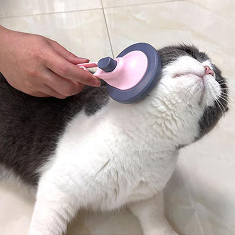 Product Introduction of Upgrade Pet Cat Comb Dog Fluffy De-Fluffing Hair Needle Self-Cleaning Needle Comb Pet Supplies 15