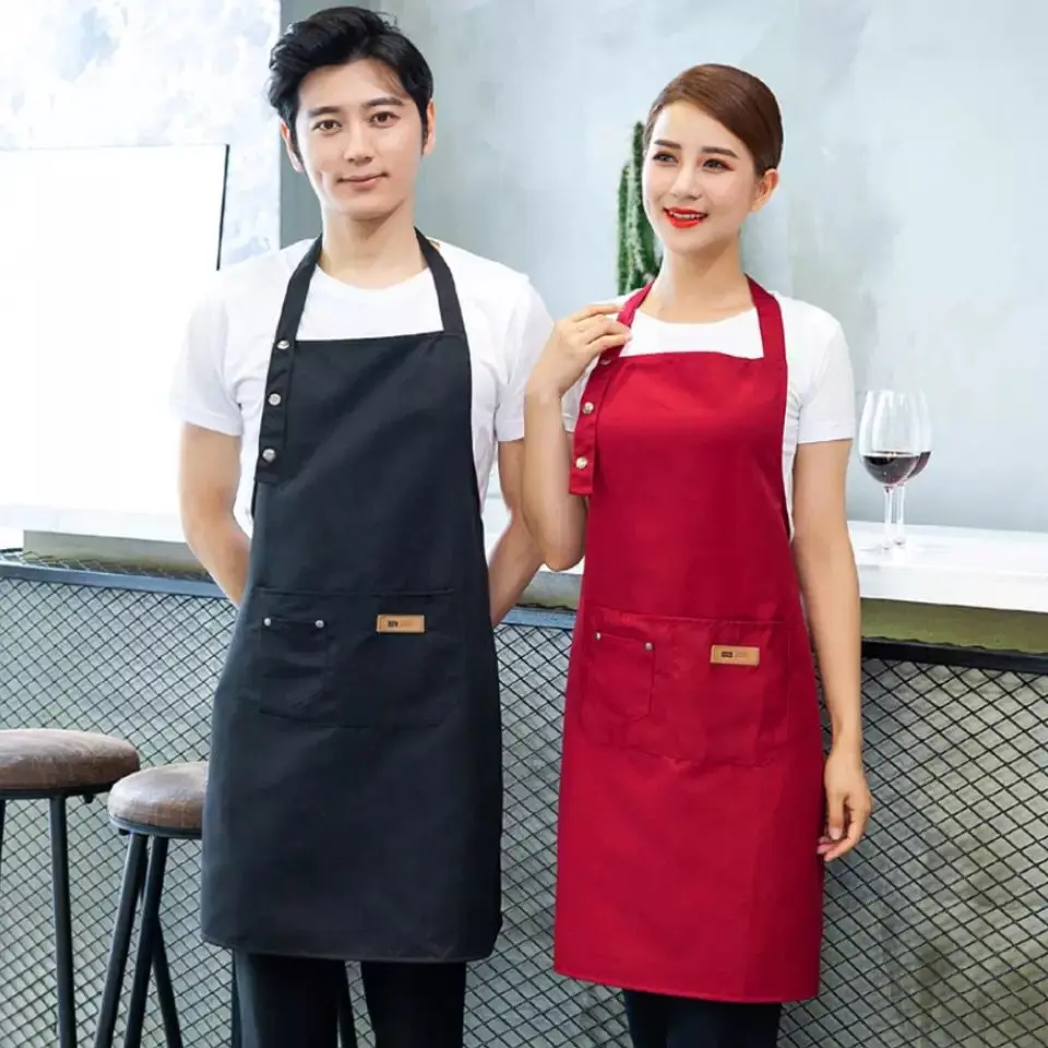 Celemek Anti Air Apron Waterproof Apron Masak Celemek Dapur Anti Air Korean Style Unisex Original Pria Wanita