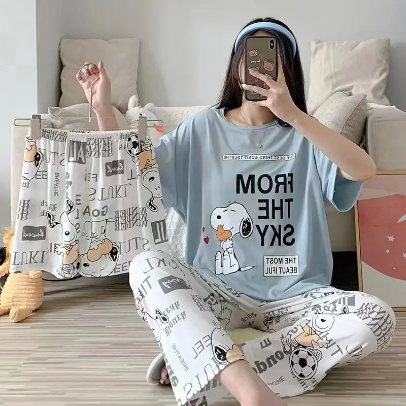 [TOYOU SHOP M28] PIYAMA 3 IN 1 | BAJU TIDUR WANITA | PIYAMA CP WANITA | SETELAN WANITA 1