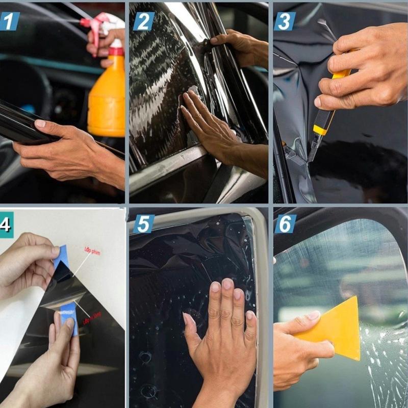 Phim cách nhiệt loại tiêu chuẩn cắt lẻ từng bộ phận - Chống nắng nóng cản tia UV hiệu quả 2