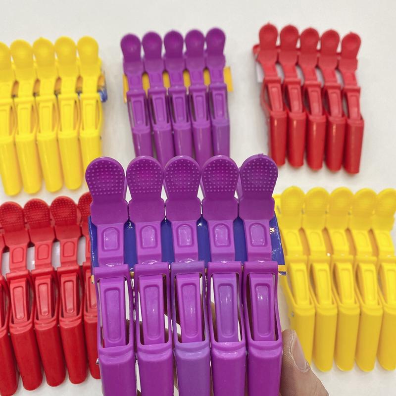 Giá Sỉ Vỉ 5 kẹp cá sấu kẹp mỏ vịt chắc chắn kẹp cắt tóc làm tóc