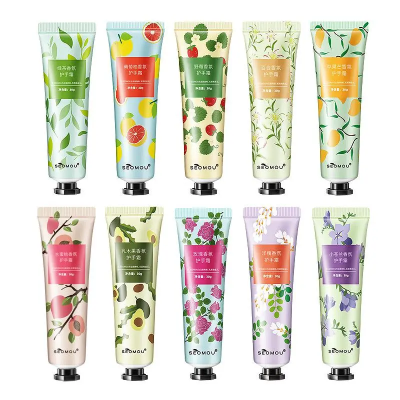 ครีมทามือ ครีมบำรุงมือ หอมละมุน สกัดจากธรรมชาติ 30ml โลชั่นทามือ แฮนด์ครีม hand cream