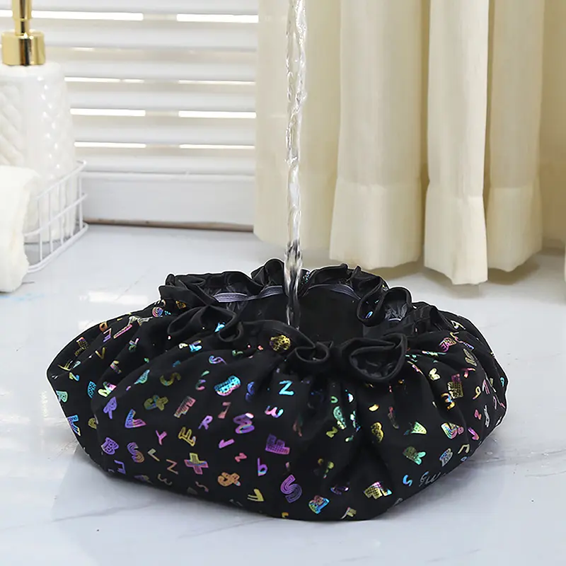 Mũ Tắm, Chất Lượng Cao, Hai Lớp, Đa Chức Năng, Dành Cho Nữ, Chống Thấm Nước Và Bụi, Thoáng Khí, Phụ Kiện Tóc 5