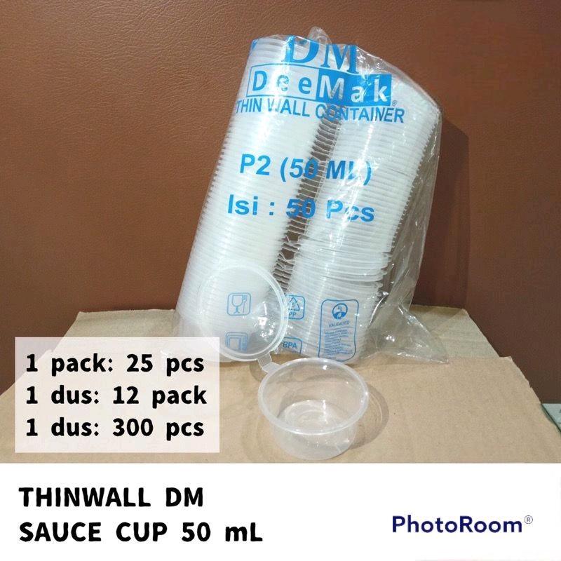 thinwall DM sauce cup 50ML -isi per pack 50 PCS sauce container 0