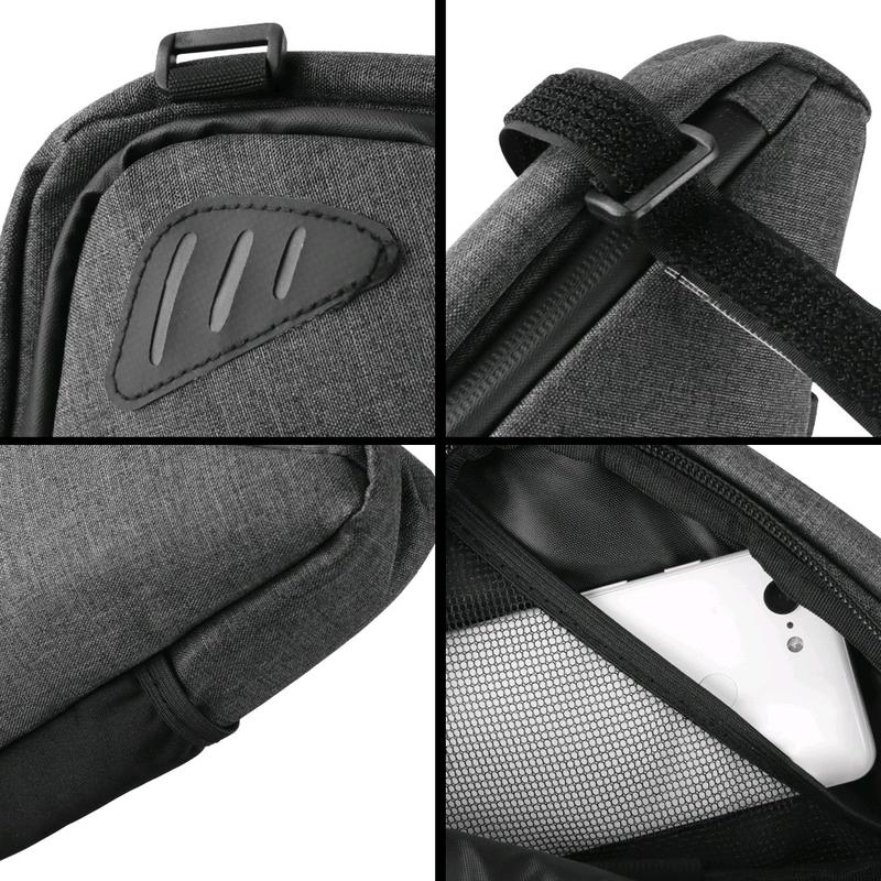 Tas Sepeda Serbaguna Triangle Frame Bag Pouch - Tas Sepeda segitiga Waterproof Dengan Holder Botol Minum Anti Air Nyaman Set 6