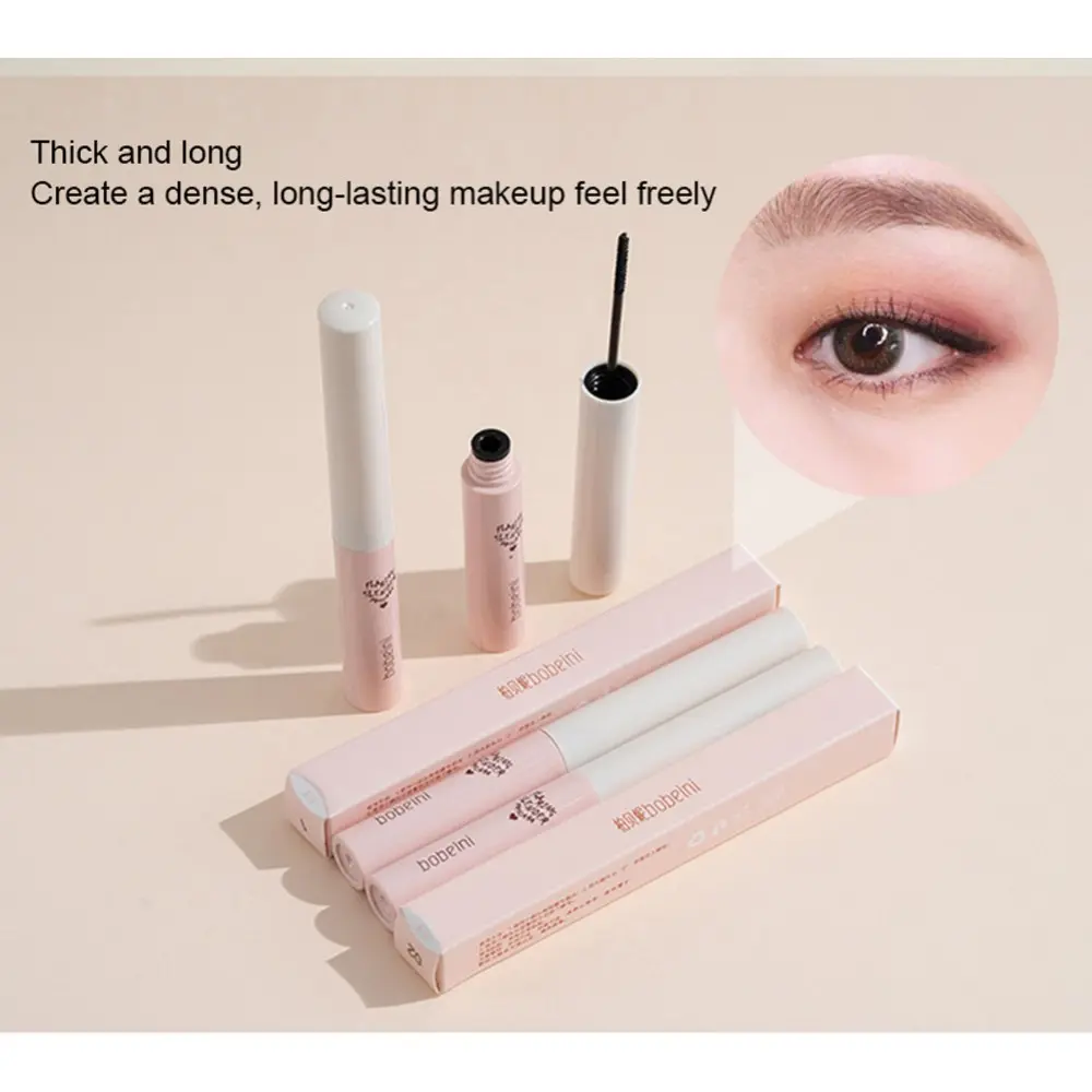 BOBEINI Eye Black Waterproof Long Curly Dense Durable Natural And Fine Brush Smudge-Proof Lower Lash Primer