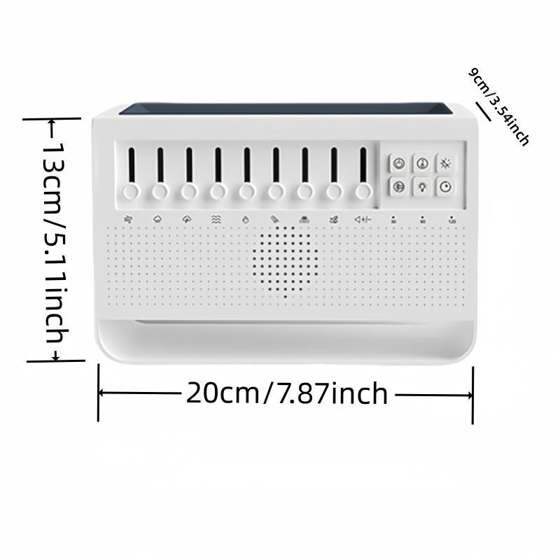 Noise Sleep Night Light Aroma Humidifier, USB Rechargeable Bluetooth-compatible Speaker Night Light, Home Atmosphere Aroma Humidifier 1