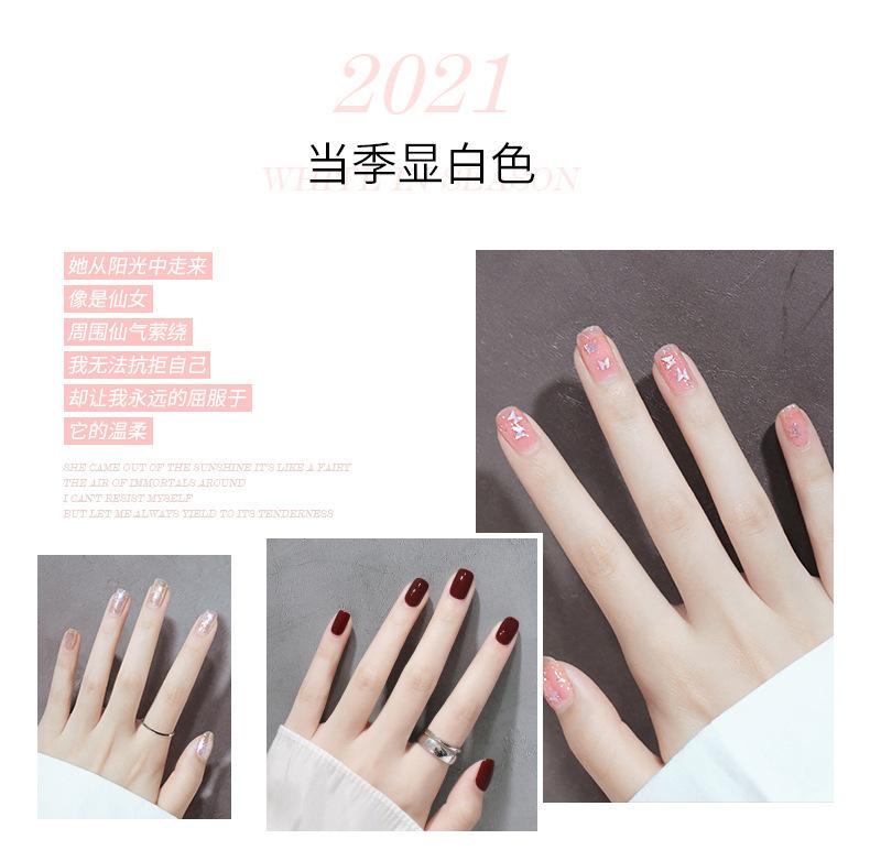Product Introduction of Sơn Móng Tay Không Nướng, Nhanh Khô, Lâu Trôi, Không Lột, Không Thấm Nước, Màu Trắng, Không Rách 10