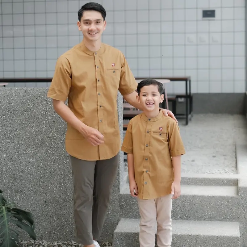 Koko kurta model kemko tangan pendek harga ayah dan anak berbeda 4