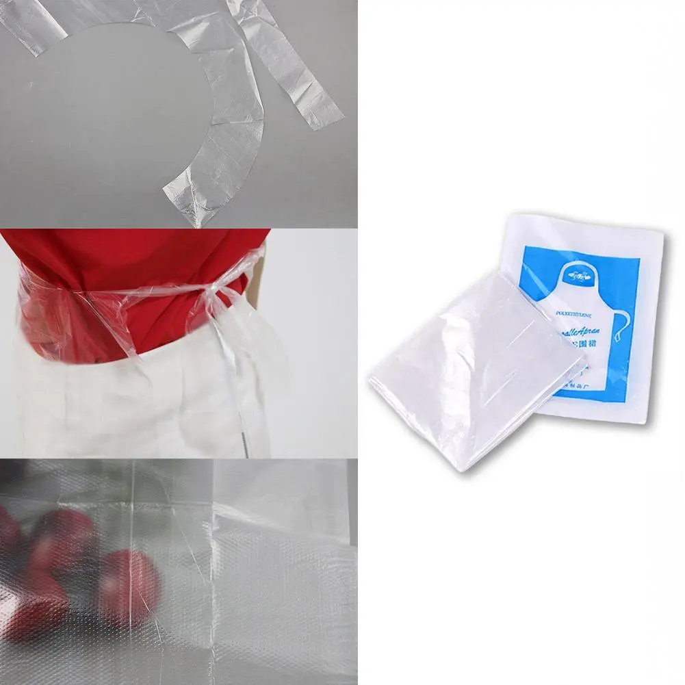 Tạp dề dùng một lần, chống thấm nước và chống thấm dầu, thích hợp để nấu ăn trong nhà bếp, phòng vẽ của trẻ em, ăn uống, vết bẩn, D5M3