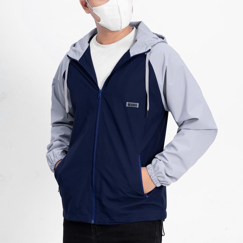 Áo khoác gió nam nữ đẹp 2024 phối 2 lớp lót lưới cao cấp phiên bản mới Menswear Jacket Kem