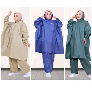 promo jas hujan setelan super jumbo prima elmundo 716 Hijau Biru