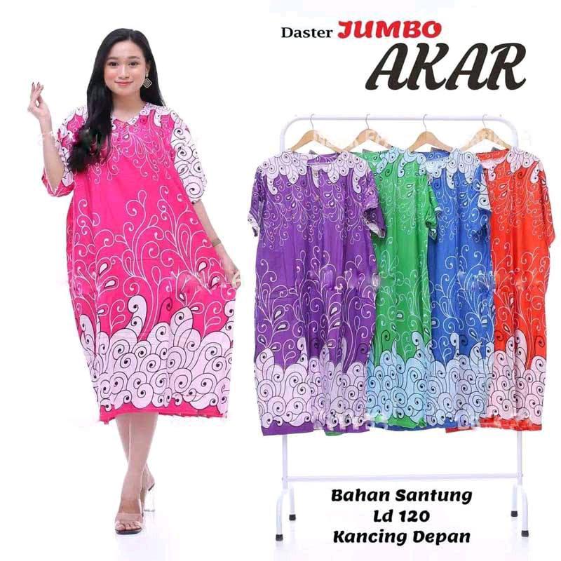 Daster Batik Print Base Lengan Pendek Motif Abstrak Random Busui Kancing Bumil  Wanita  Rayon Hamil Ibu 2
