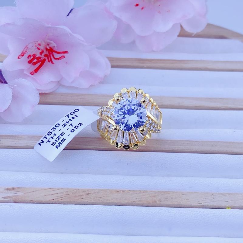 Nhẫn nữ BL01 mạ vàng 18k bền đẹp - Trang sức bảo long