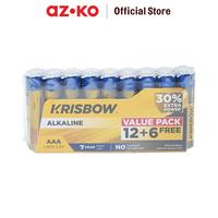 Gambar AZKO Krisbow Set 18 Pcs Baterai Alkaline Aaa - Kuning Batre Cadangan Batre Battery Bateray Peralatan Elektronik dari AZKO ID Kota Administrasi Jakarta Pusat 1 Tokopedia