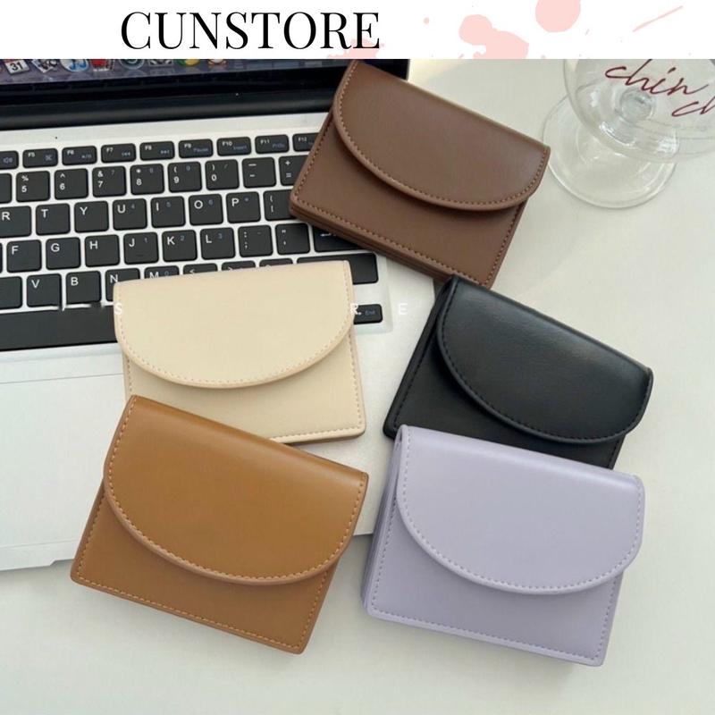 Ví Thời Trang Nữ, Ví Cầm Tay Nhỏ Gọn, Ba Ngăn Tiện Dụng, Phong Cách Hàn Quốc, Ví Dựng Tiền, Ví Đựng Thẻ