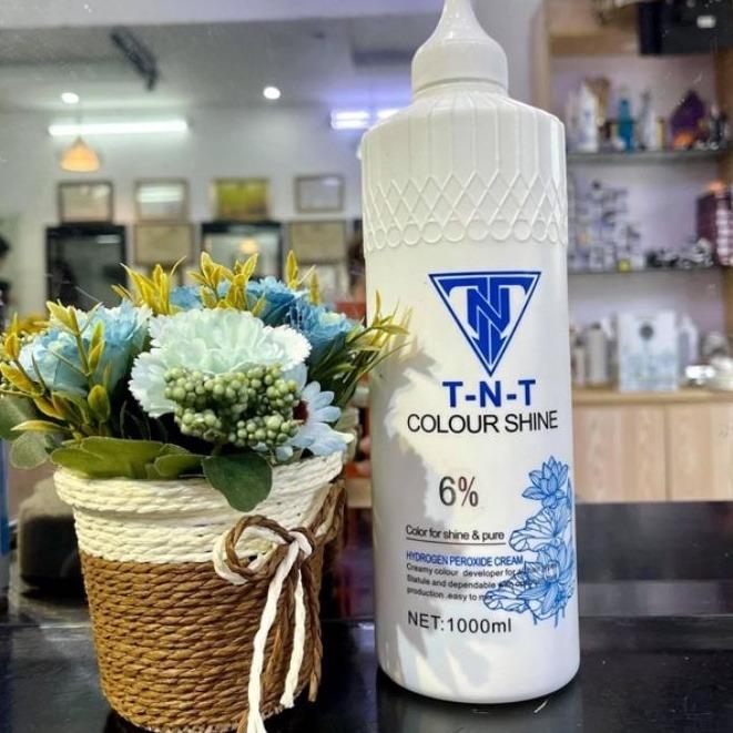 Oxy trợ nhuộm TNT hương bạc hà chống xót da đầu chai 1000ml Nhuộm Tóc Đổi Màu Tóc
