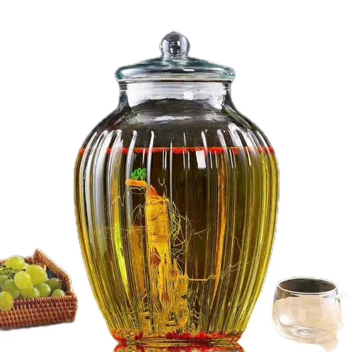 Bình thủy tinh dung tích 2,2L,dày dặn, hàng đẹp