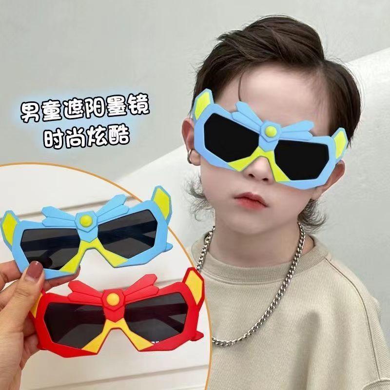 Kính Râm Trẻ Em, Thiết Kế Hoạt Hình, Dành Cho Bé Trai, Chống Tia Cực Tím, Kính Che Nắng, Chống Nắng, Thích Hợp Cho Bé Trai, Đồ Chơi, Có 3 Kích Cỡ Cho Trẻ Em Từ 3 Đến 4 Tuổi, [Super 2000 HTK] 2