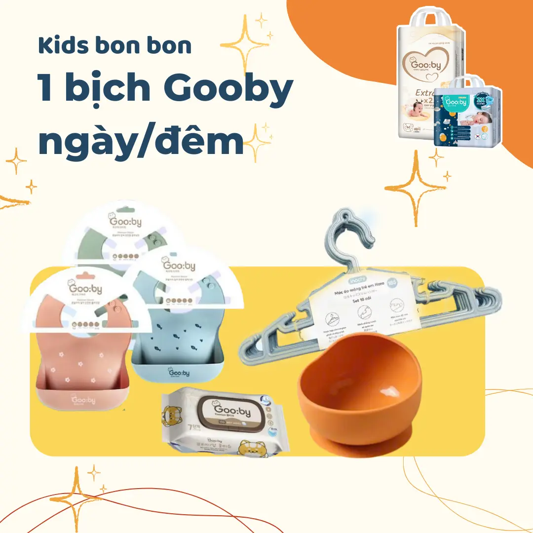 1 BỊCH BỈM NGÀY GOOBY + quà