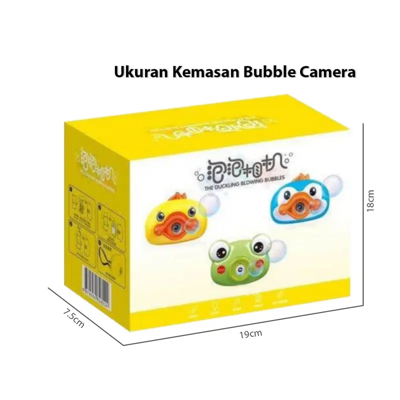 [COD] GD M92 Mainan Gelembung Sabun Bentuk Kamera Buble Ada Lampu dan Musik 4