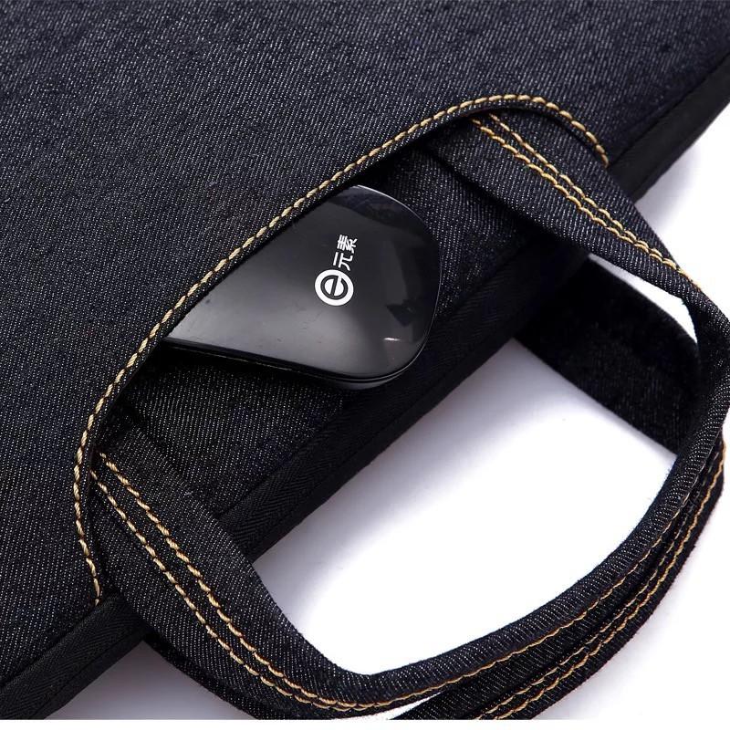 Tas Laptop Jinjing BRINCH Oxford Laptop Sleeve Case free pouch Size 14 15 16 inch 4
