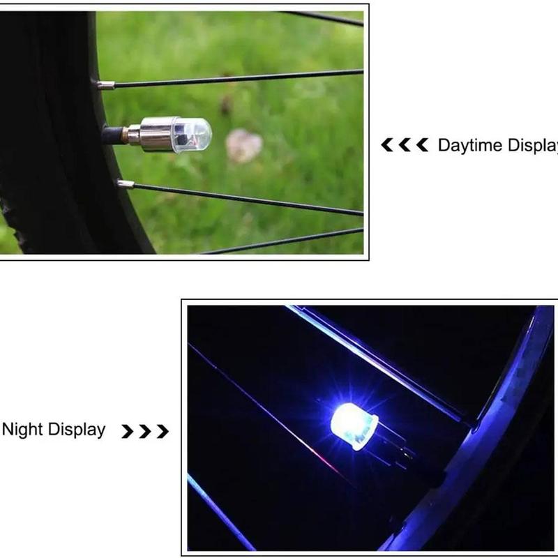Product Introduction of Mũ Van Lốp Xe Ô Tô, Đèn LED Nhiều Màu Sắc, Bộ 2 Chiếc, Thích Hợp Cho Ô Tô, Xe Máy Và Đạp Xe, Đèn Lồng Nan Hoa, Phụ Kiện Lốp Ô Tô 44
