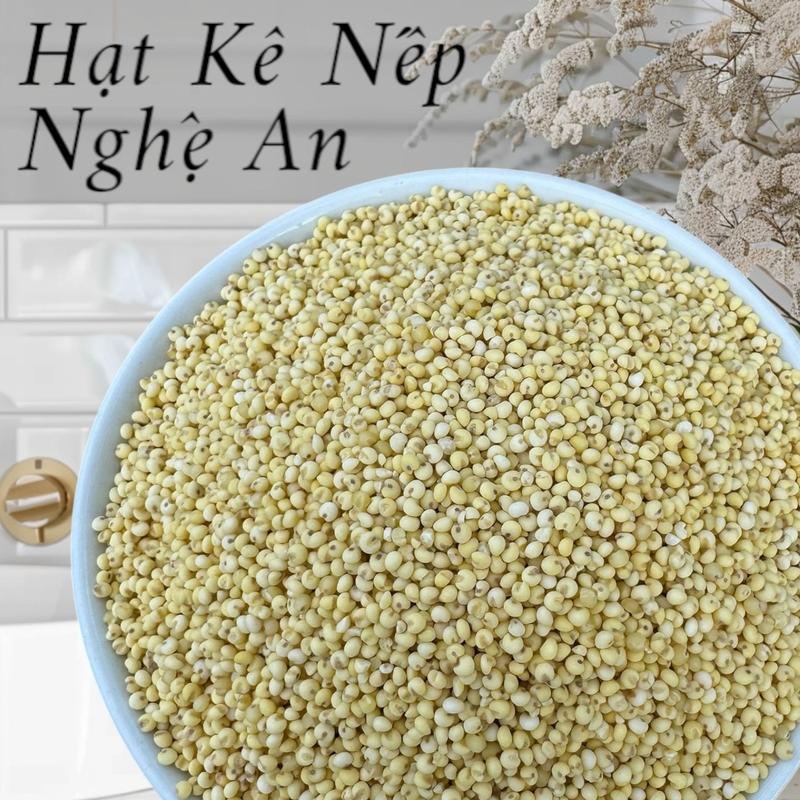 Hạt Kê Nếp Vàng Nghệ An, Hạt Nhỏ Béo Bùi, Lý Tưởng Cho Cháo Trẻ Em & Bổ Sung Dinh Dưỡng Cho Người Ốm_ Kim Anh Nuts