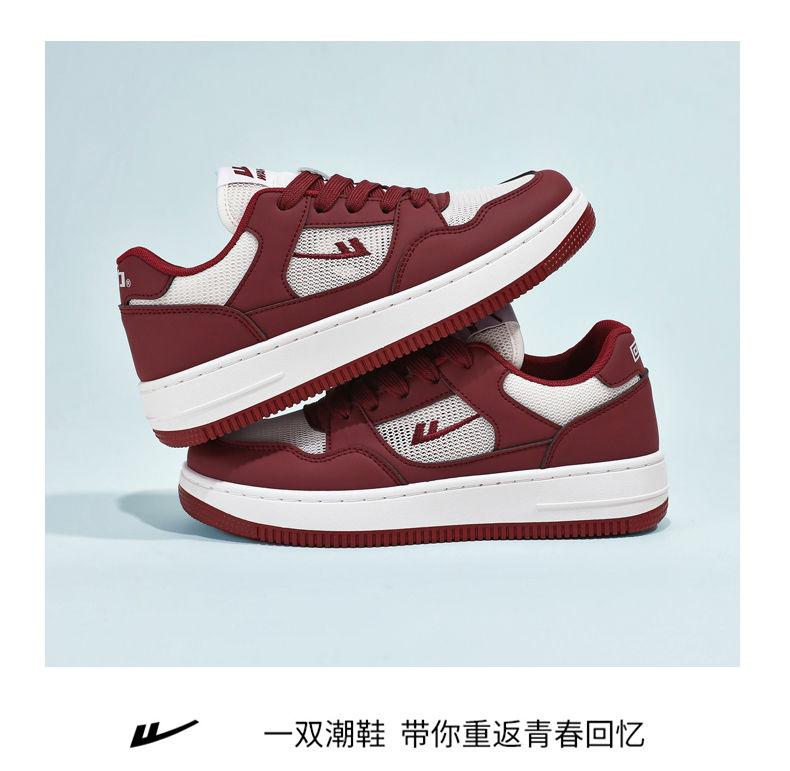 Product Introduction of Warrior Flagship Store 2024 Authentic Couple Summer Style National Trend Hollow Breathable Trendy Casual Sports Versatile Sneakers 23