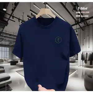 Kaos Pendek Basic Catton Combed 24s T-Shirt Cress Sp Gold / Pria Unisex Distro Oblong Katun Simple Lembut Kain Standart Distro Premium