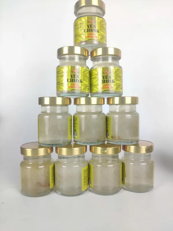 THTD - Combo 20 lọ Yến 70ml  [ 10 lọ Sâm canada và 10 lọ Đông Trùng Hạ Thảo sử dụng Cỏ Ngọt thay thế đường phèn] yến  sào yensao hũ chưng sẵn 5