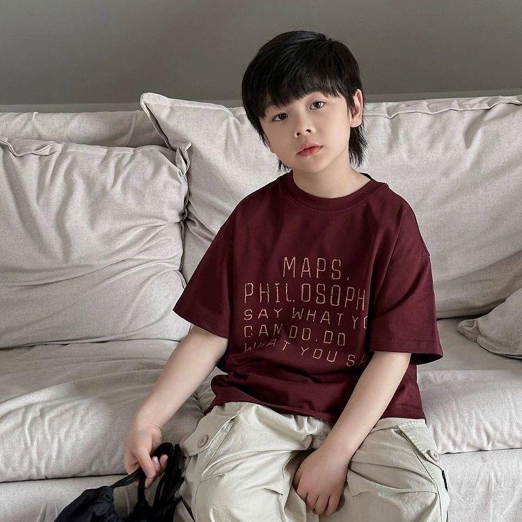 Áo Thun Trẻ Em, Thời Trang, Phong Cách Thường Ngày Làm Bằng 100% Cotton, Áo Thun Ngắn Tay 1