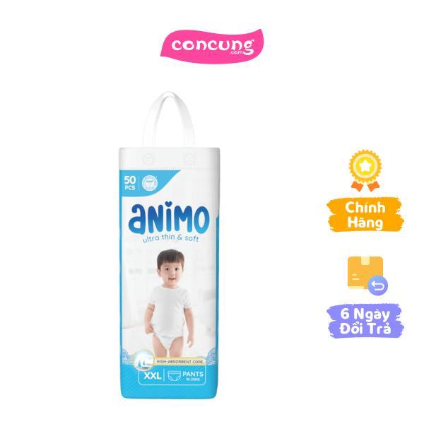  Tã Quần Animo Siêu Mềm Thoáng  XXL 50 miếng  