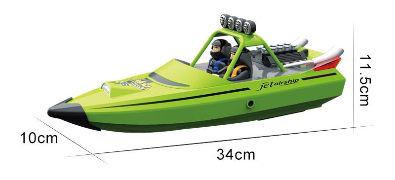 Product Introduction of RC Boat High-speed Remote Control Speedboat High-speed Turbojet Boat Model Children's Water Toy Boat Model Electric Turbojet High-horsepower Waterproof High-speed Remote Control Boat 13