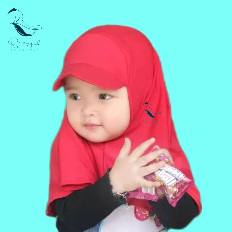 Hijab Olahraga Bayi Kerudung Sporty Anak Bayi 0 2 Th Jilbab Sport Bayi Hijab Instan Topi Jilbab Baby Newborn Terlaris Muslim Cantik 2